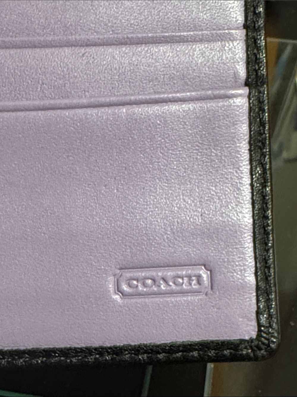 Coach Black Leather Continental Wallet - Picture 8 of 14